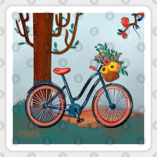 Spring bike Sticker by MoTekent